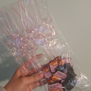 Pink Swirly Party Straws